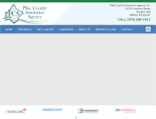 Tablet Screenshot of pikecountyinsurance.com